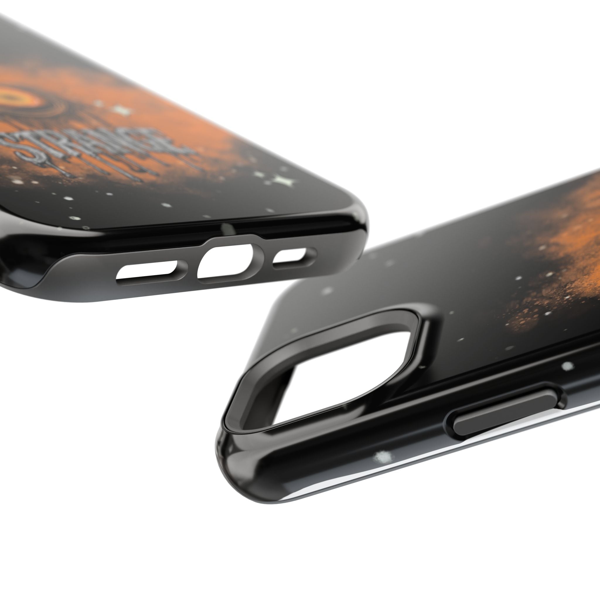 Orange Strange Magnetic Impact-Resistant Cases